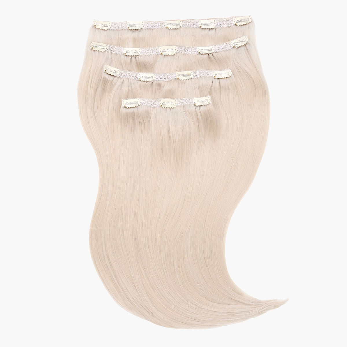 Stranded 16" Lace Clip-in Human Hair Extension (140g) in New Love (#101)
