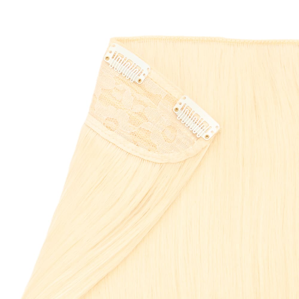 Stranded 16 Inch One Piece Detailed Clip-in Section - Colour Warm Blonde