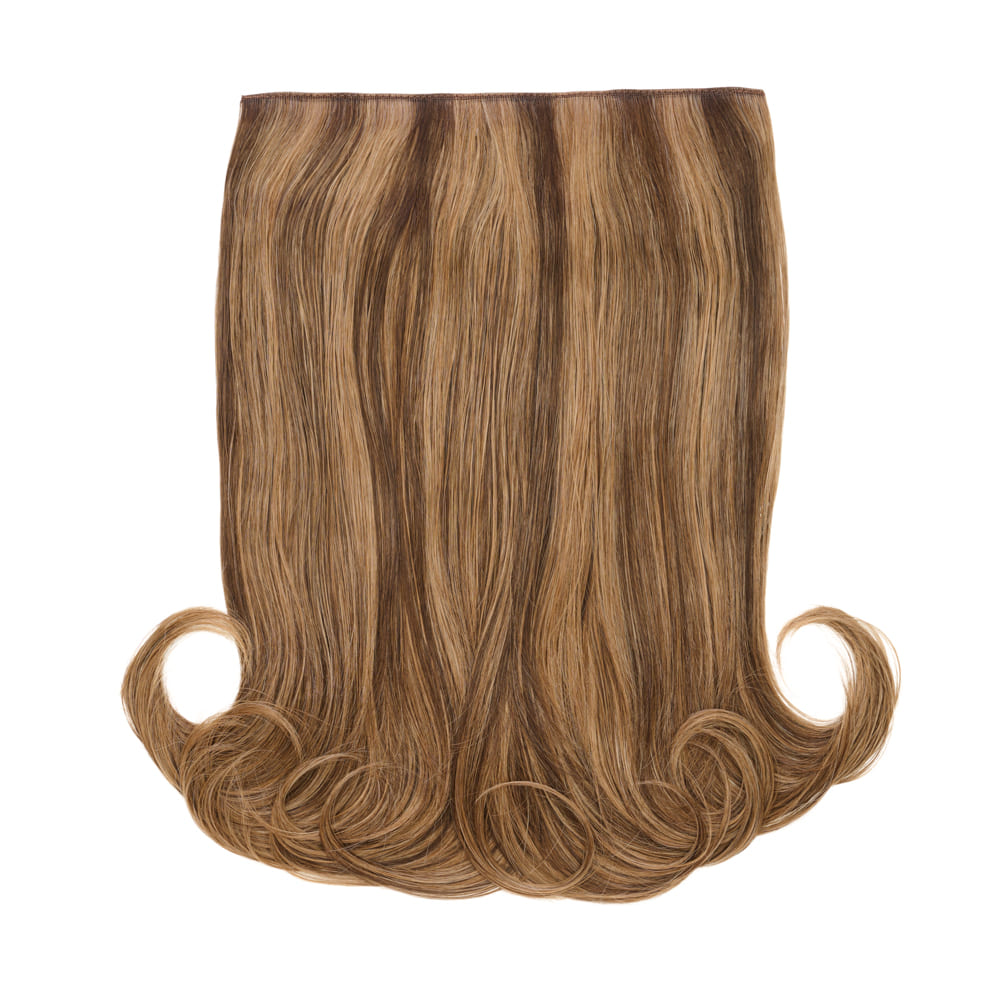 Stranded 16 Inch One Piece Flicky Clip-in Hair Extension - Colour Mixed Blonde