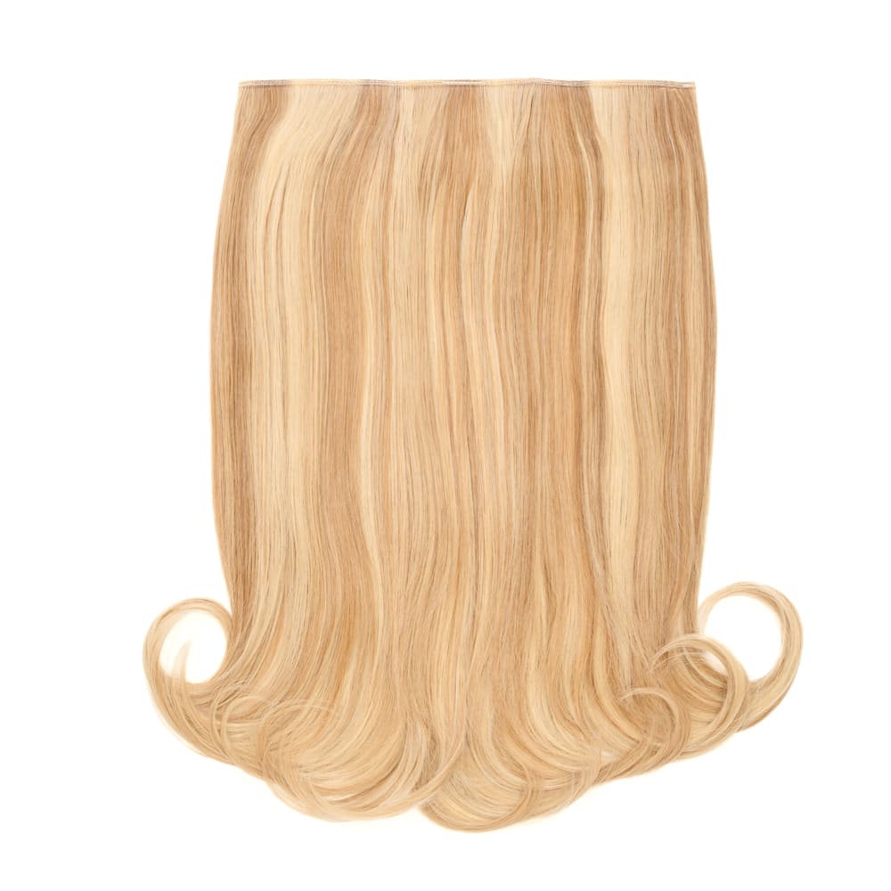 Stranded 16 Inch One Piece Flicky Clip-in Hair Extension - Colour Medium Blonde