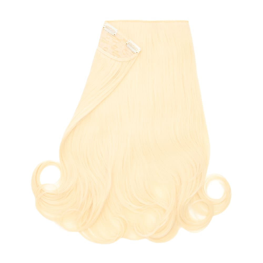 Stranded 16 Inch One Piece Flicky Clip-in Hair Extension - Colour Warm Blonde
