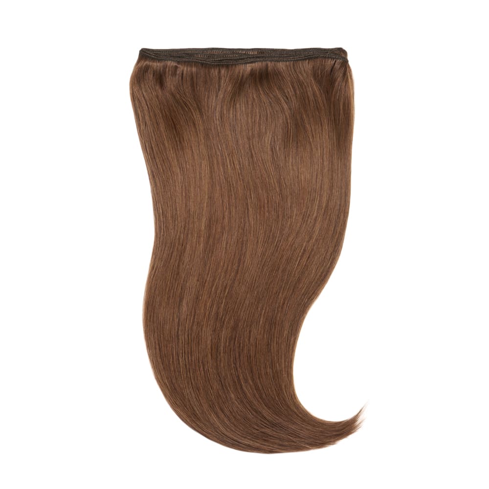 18 Inch Weft 105 gram hair extensions in medium brown colour