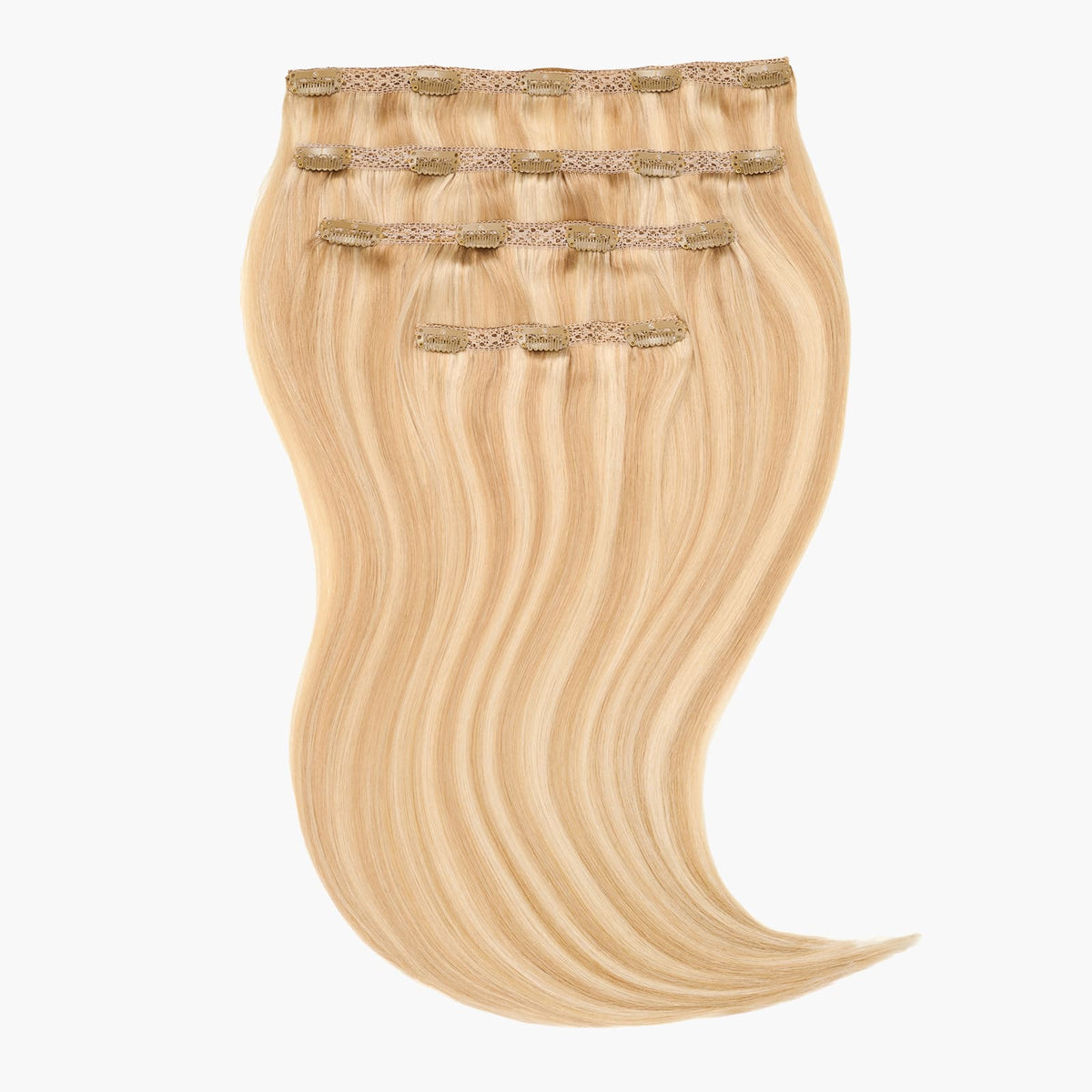 Stranded 20" Lace Clip-in Human Hair Extension (170g) in Sweetheart (#16/613)