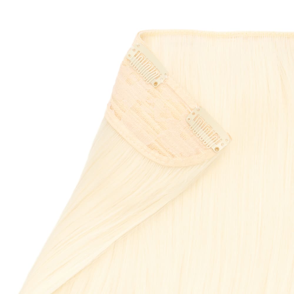 Stranded 20 Inch One Piece Detailed Clip-in Section - Colour Platinum Blonde