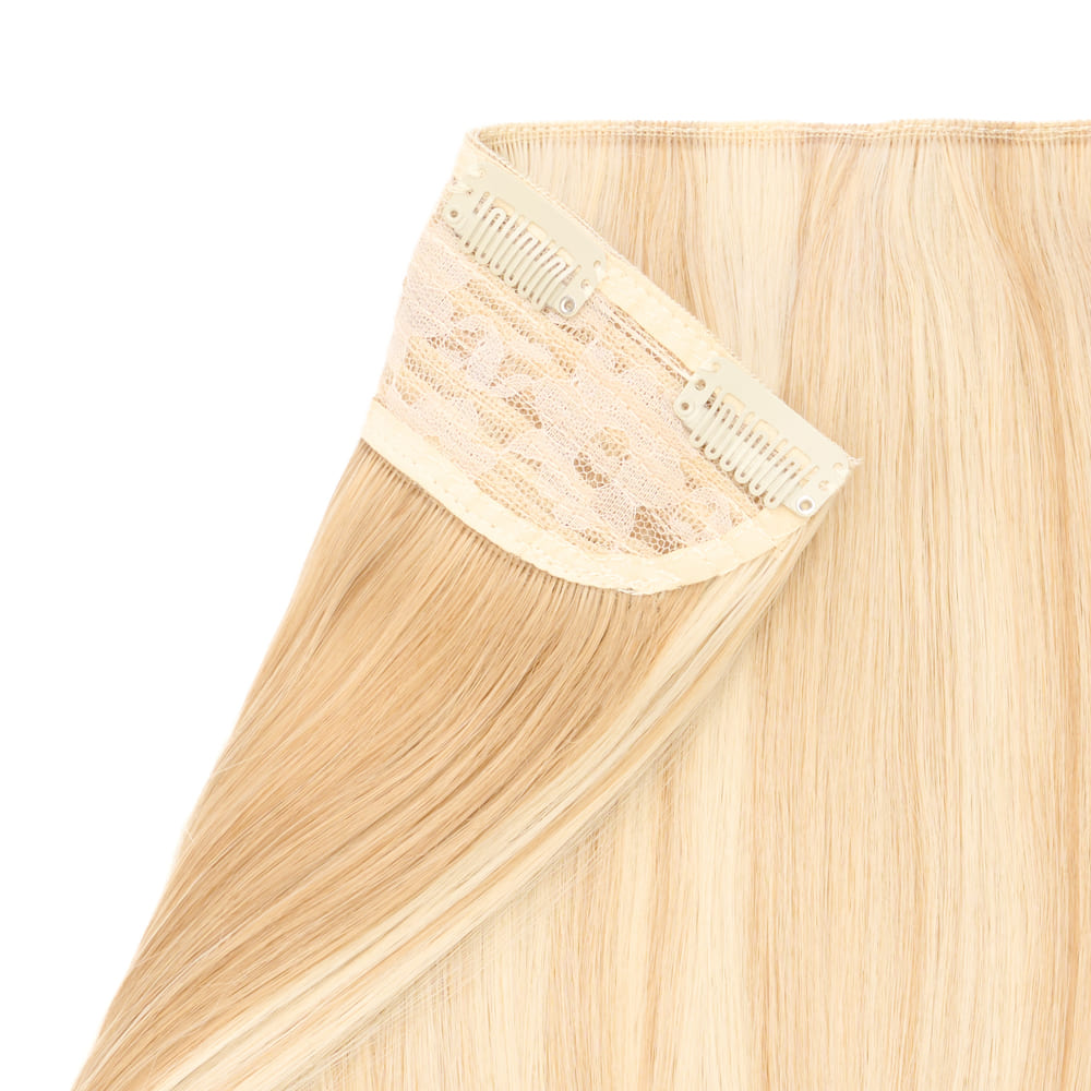 Stranded 20 Inch One Piece Detailed Clip-in Section - Colour UK Blonde