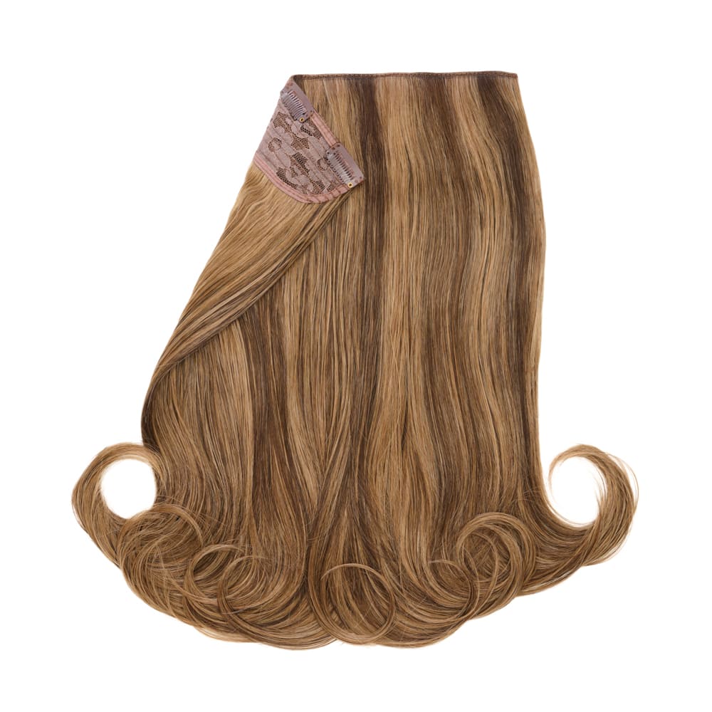Stranded 20 Inch One Piece Layered Clip-in Hair Extension - Colour Mixed Blonde