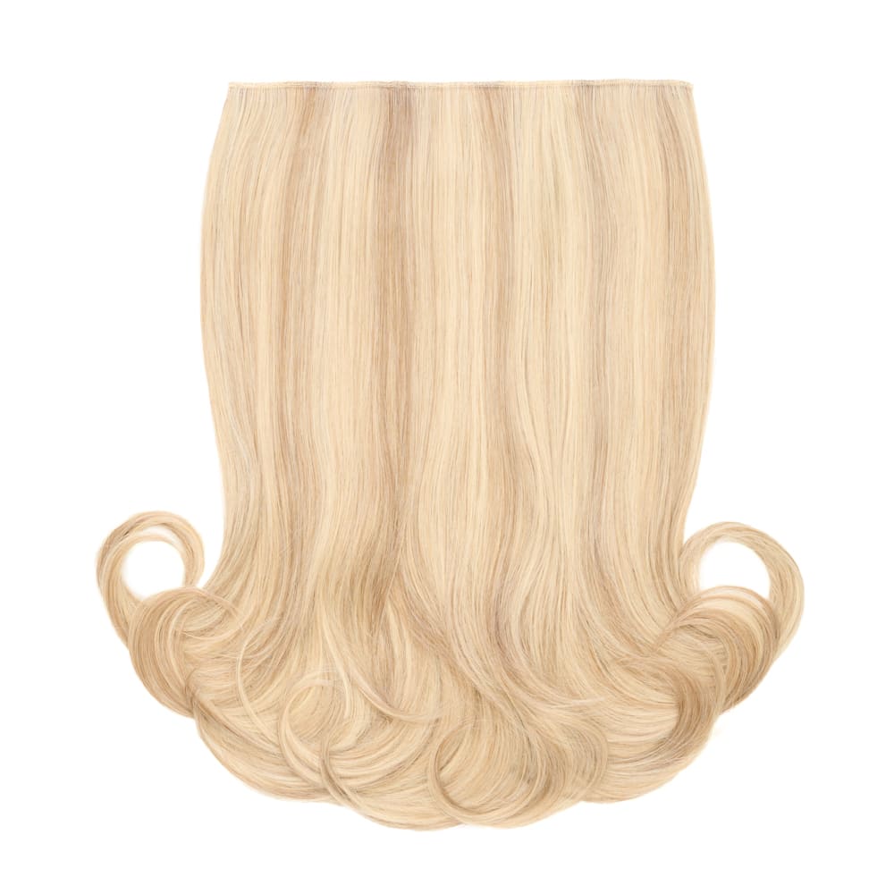 Stranded 20 Inch One Piece Flicky Clip-in Hair Extension - Colour Mixed Blonde