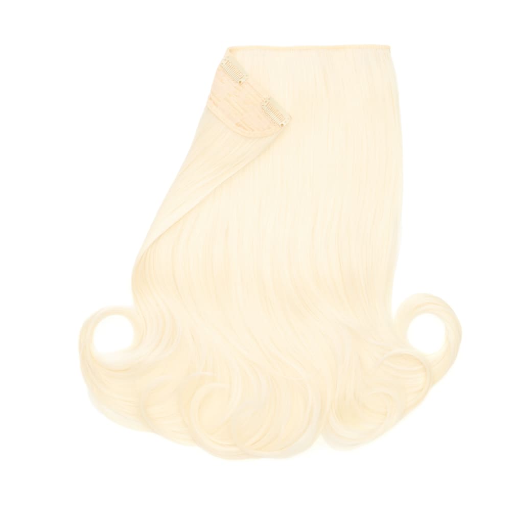 Stranded 20 Inch One Piece Layered Clip-in Hair Extension - Colour Platinum Blonde