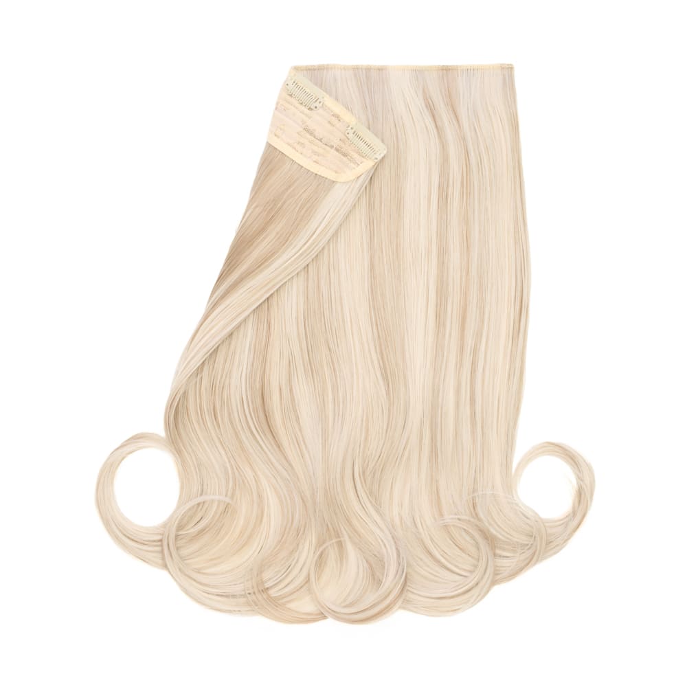 Stranded 20 Inch One Piece Layered Clip-in Hair Extension - Colour Silver