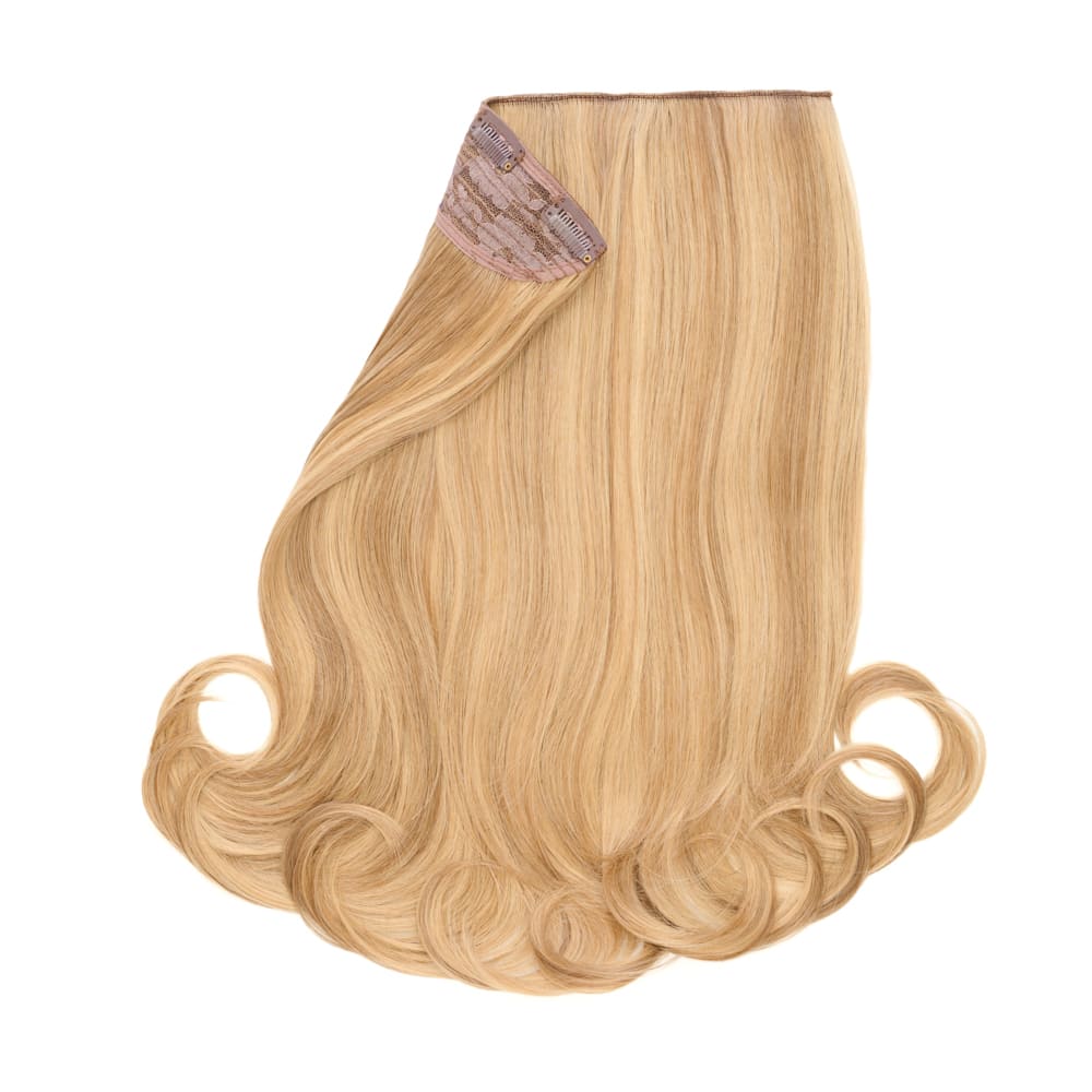 Stranded 20 Inch One Piece Layered Clip-in Hair Extension - Colour Vanilla Blonde
