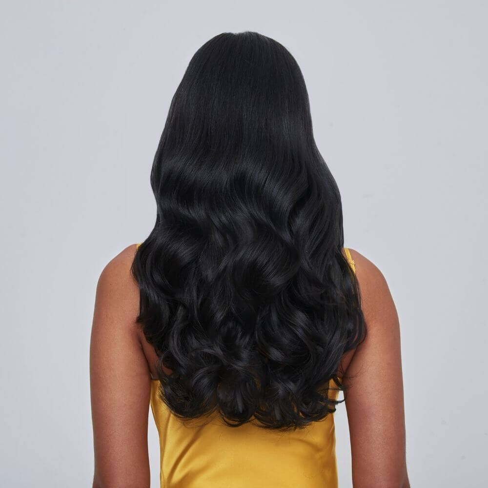 Stranded 20" One Piece Curly Clip-in Hair Extension #1001 Polar Star