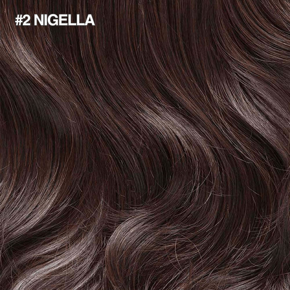 Stranded Curly Hair Messy Bun Scrunchie #2 Nigella