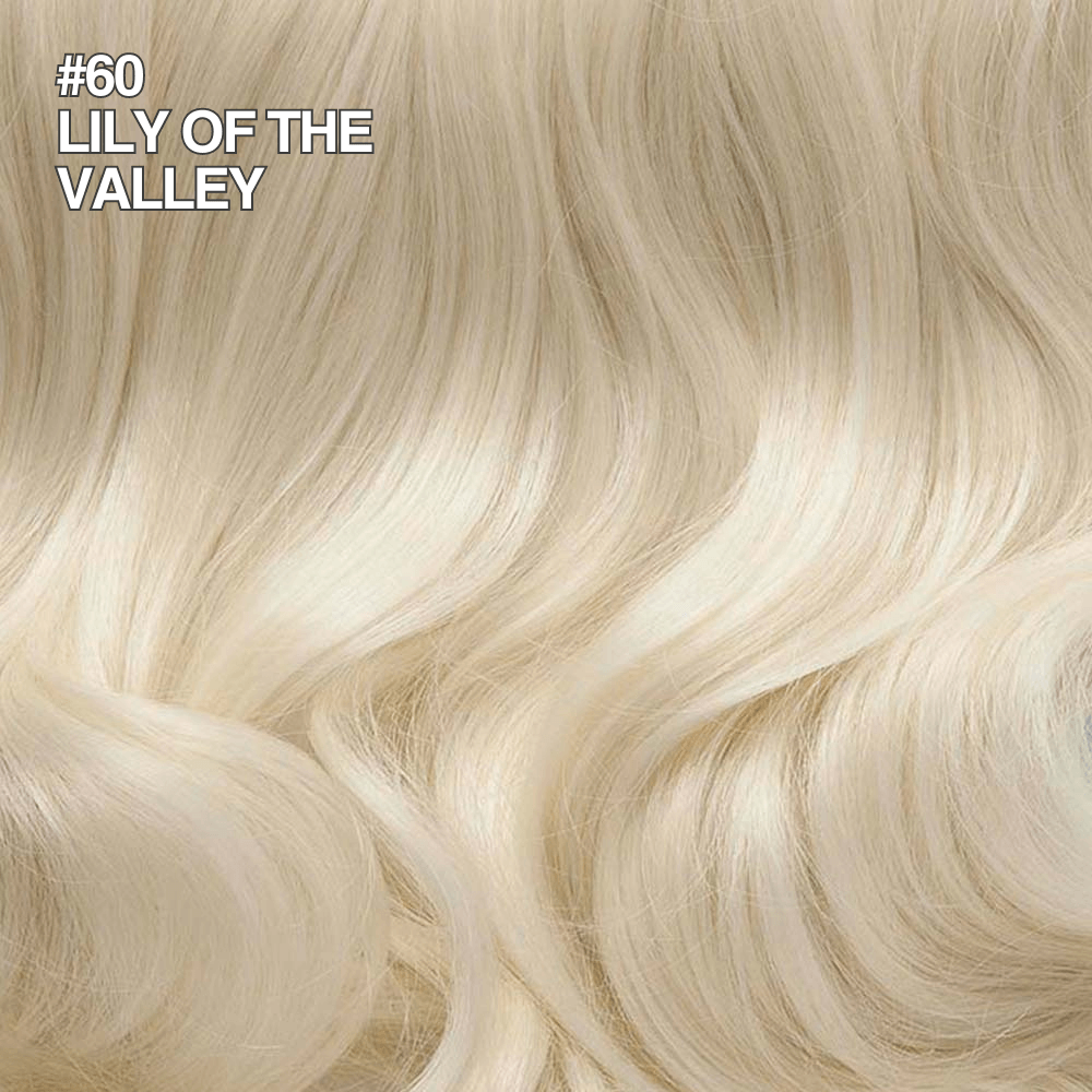 Stranded 16" Lace Clip-in Human Hair Extension (140g) #60 Lily Of The Valley