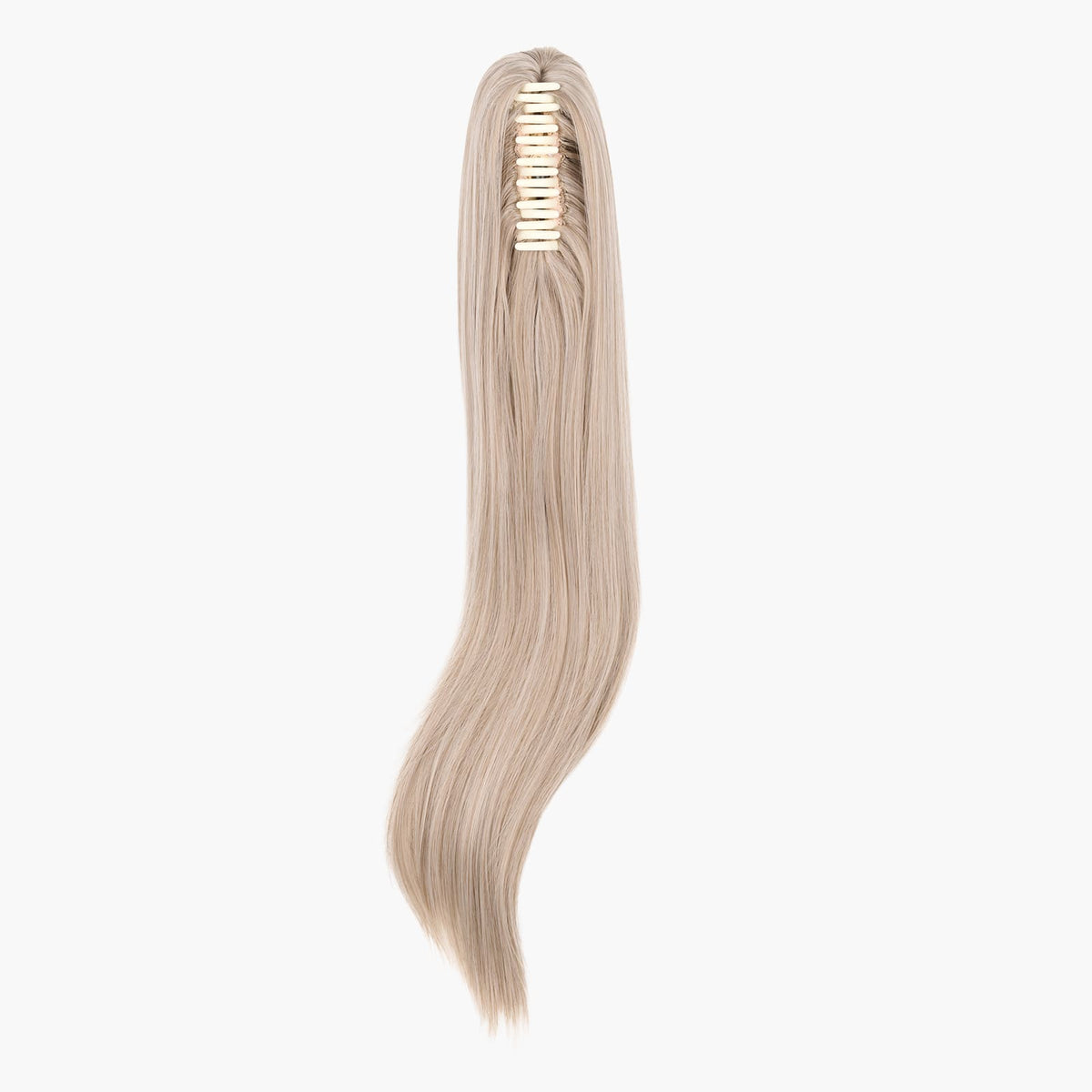 Ash Moon Stranded Long Straight Clip-in Ponytail