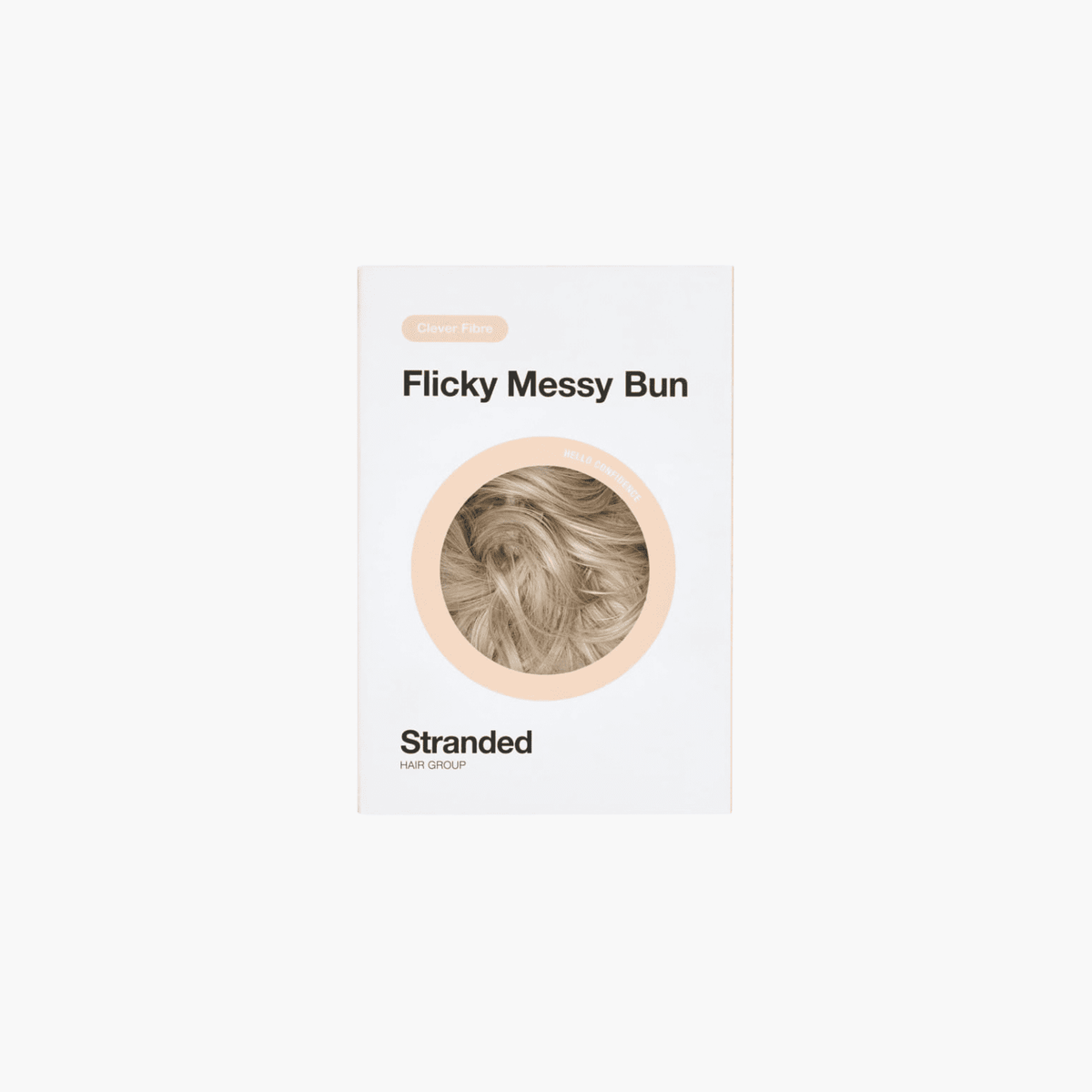 Ash Moon Stranded Flicky Messy Scrunchie Bun