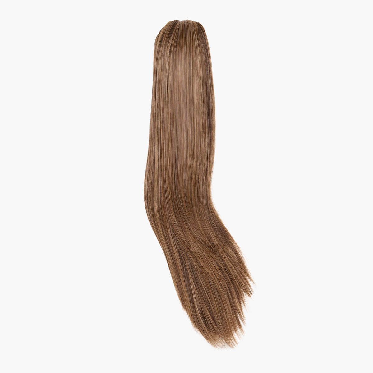 Stranded Long Straight Clip-in Ponytail in Baby Bronde (#8/10)