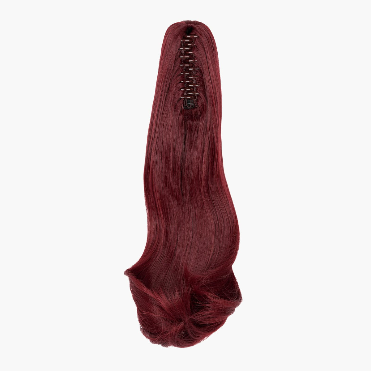 Stranded Red 20" Blowout Clip-In Ponytail – Bold, Instant Volume