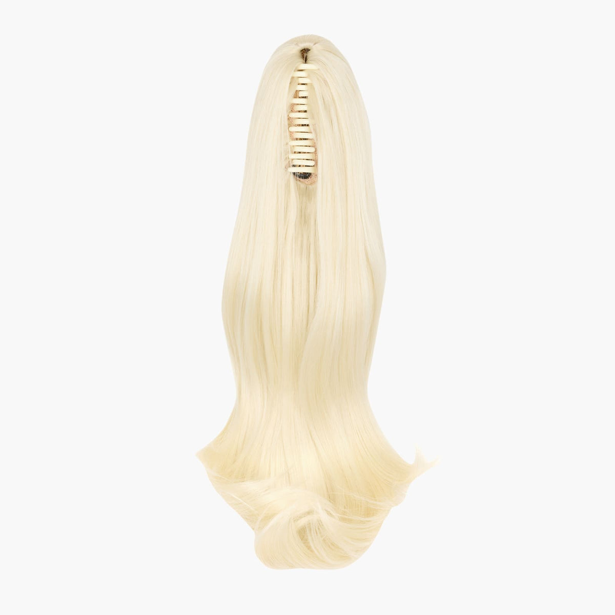 Stranded Platinum Blonde 20" Blowout Clip-In Ponytail – Bold Volume