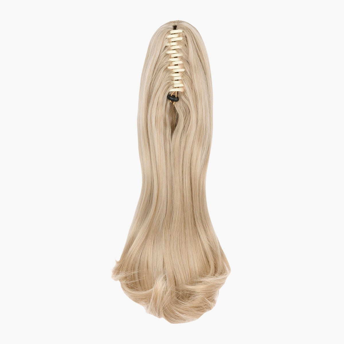 Stranded Ash Blonde 20" Blowout Clip-In Ponytail – Modern, Bouncy Style