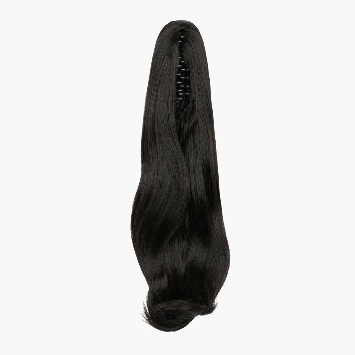 Stranded Off Black 20" Blowout Clip-In Ponytail – Salon Style at Home