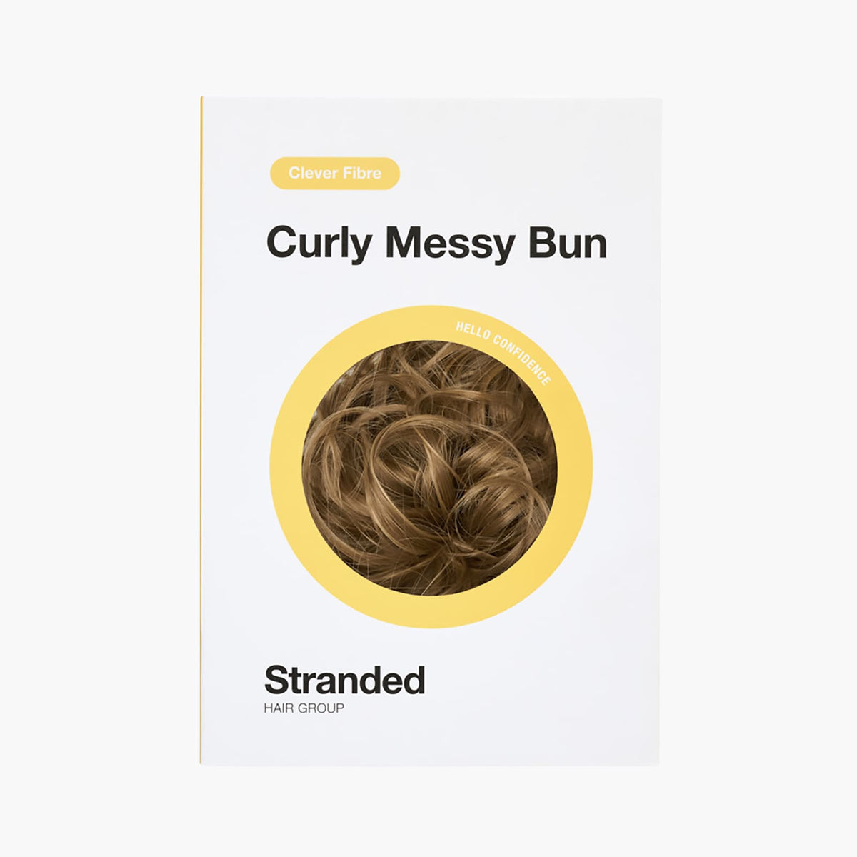 Pansy Stranded Curly Hair Messy Bun Scrunchie