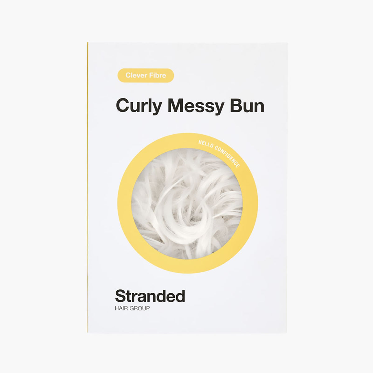 Snowdrop Stranded Curly Hair Messy Bun Scrunchie