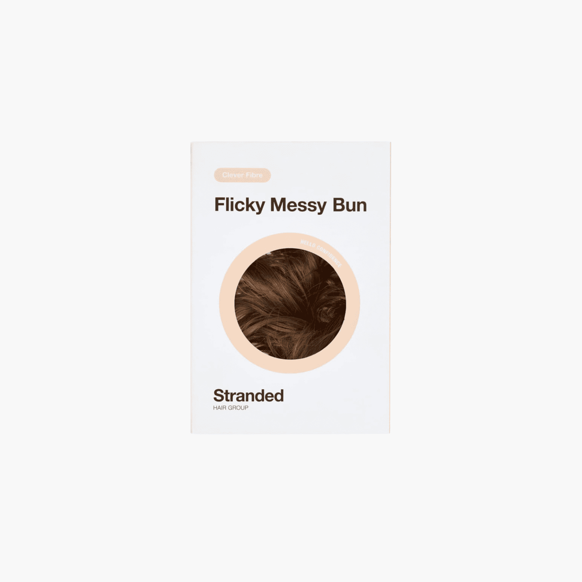 Caramel Cosmos Stranded Flicky Messy Scrunchie Bun