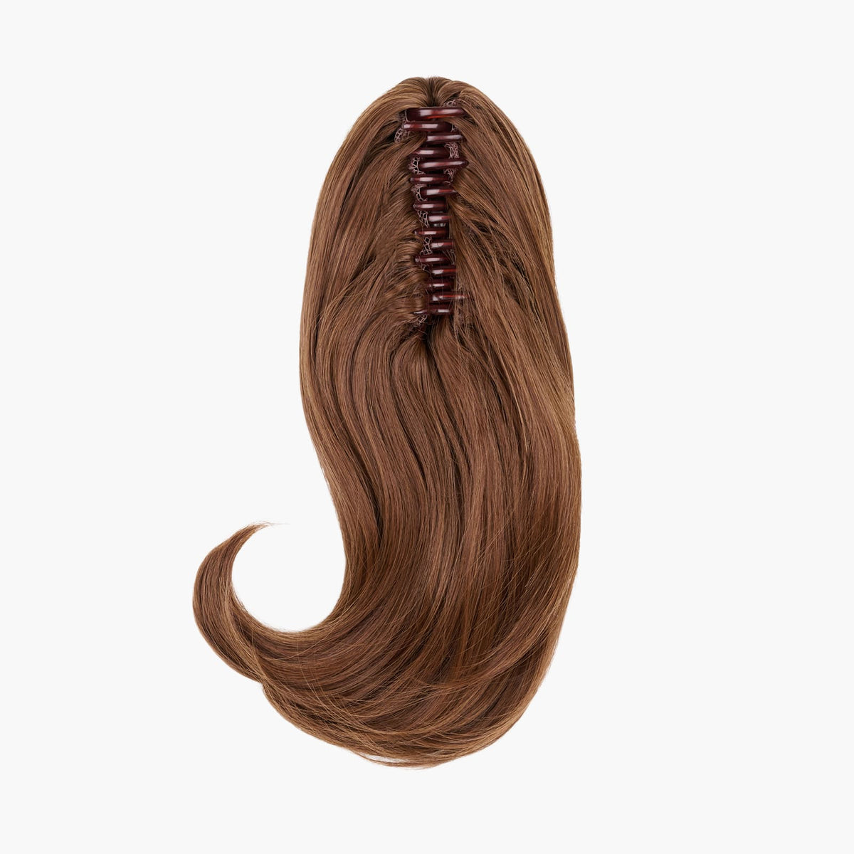 Stranded Short Swoop Ponytail in Caramel Cosmos (#5)
