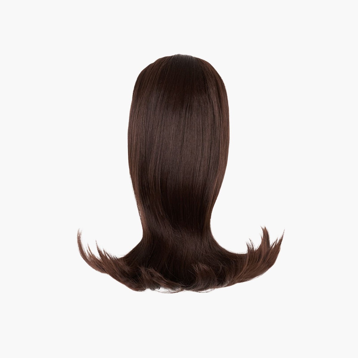 Stranded Short Swoop Ponytail in Chocolate Dahlia (#4)