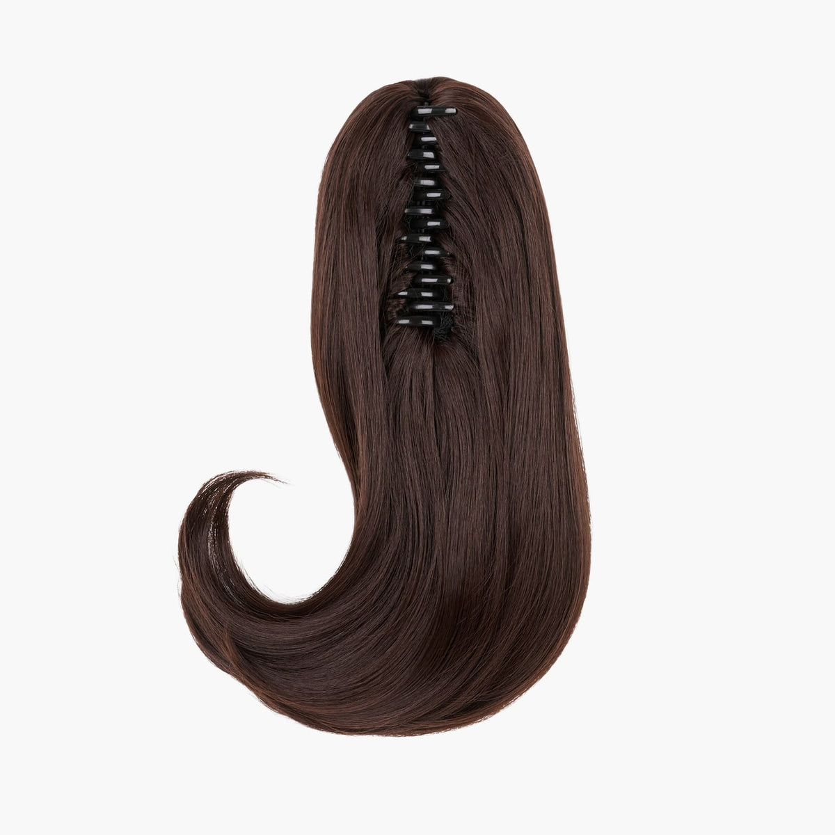 Chocolate Dahlia Stranded Short Swoop Ponytail