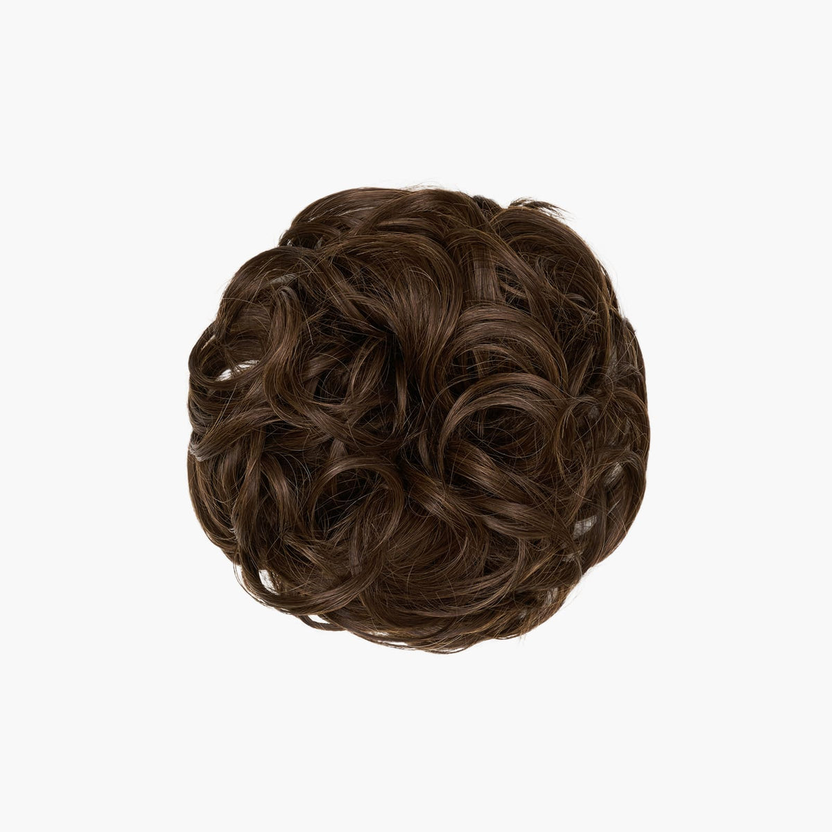 Stranded Curly Hair Messy Bun Scrunchie in Hazel Princess (#8)