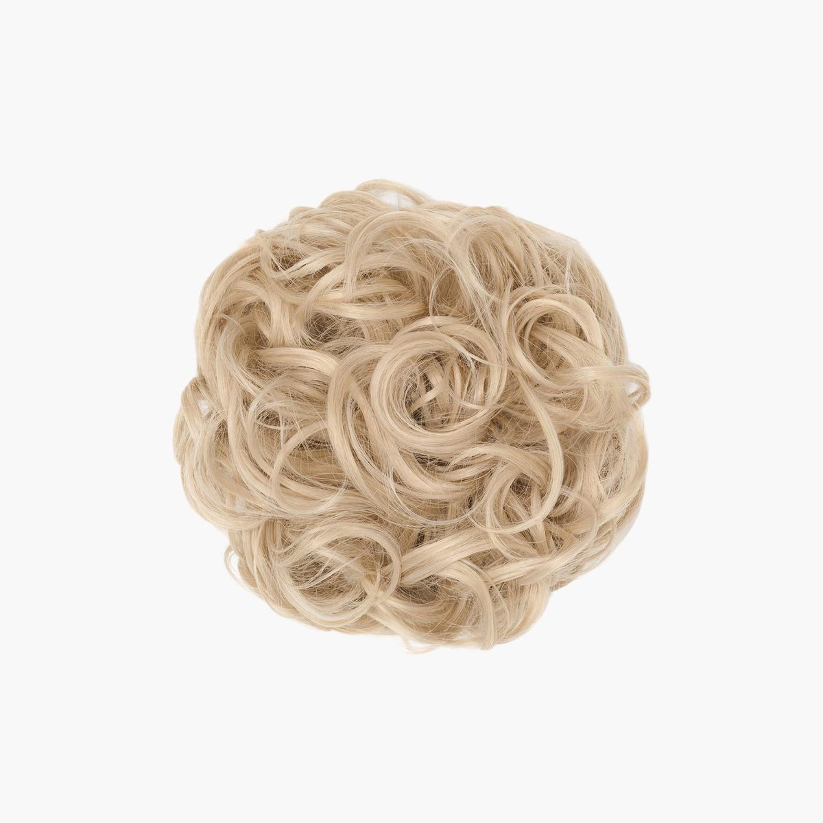 Stranded Curly Hair Messy Bun Scrunchie in New Love (#101)