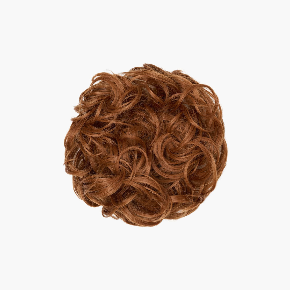 Stranded Curly Hair Messy Bun Scrunchie in Primrose (#30)