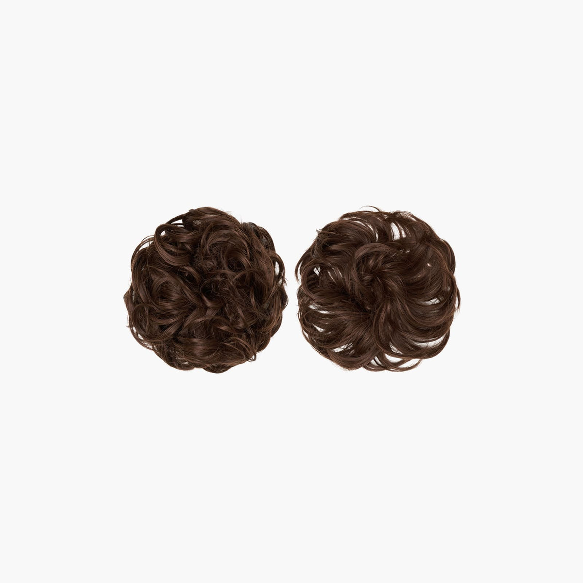 Stranded Bun Duo - Curly & Flicky Styles in Daylilies (#6)