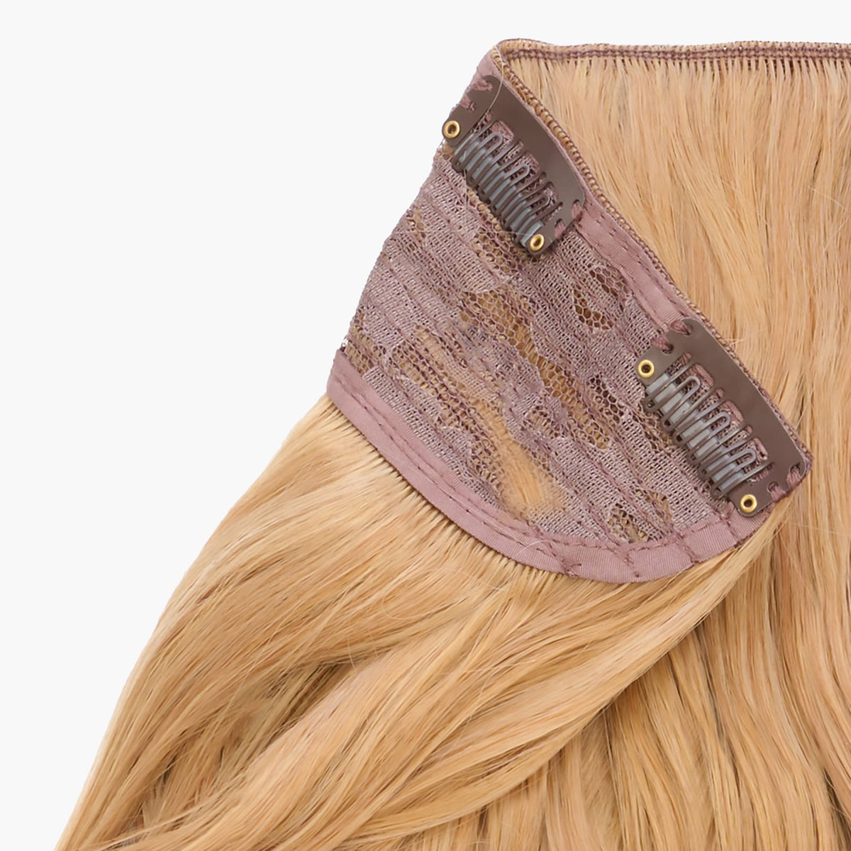 Honeysuckle shade – Stranded One Piece Curly Clip-in Hair Extension