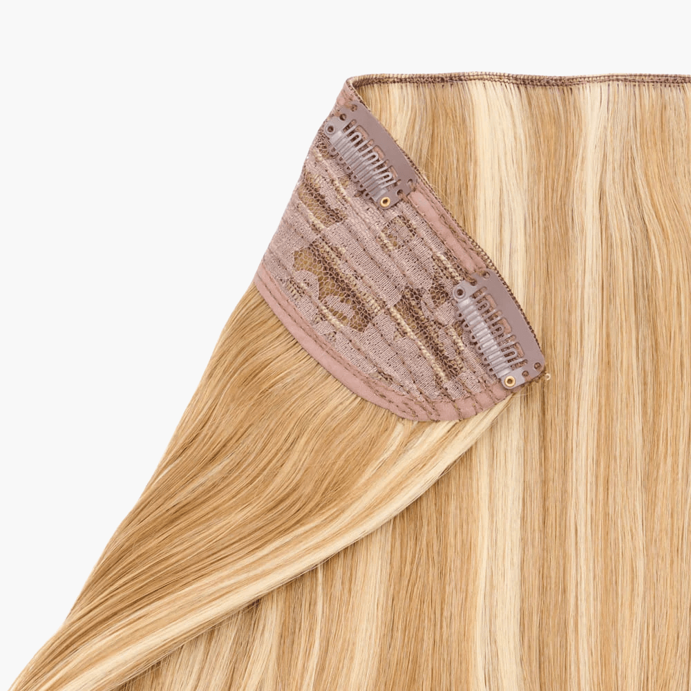 Camelia shade – Stranded One Piece Flicky Clip-in Hair Extension