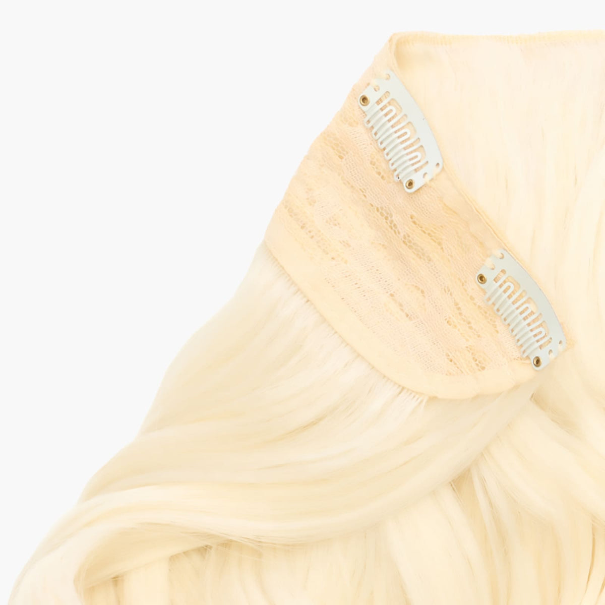 Lily Of The Valley shade – Stranded One Piece Curly Clip-in Hair Extension