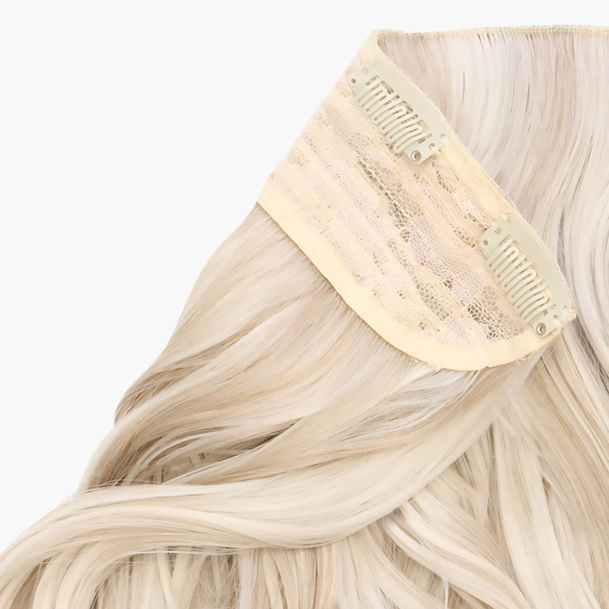 Luna Sky shade – Stranded One Piece Curly Clip-in Hair Extension