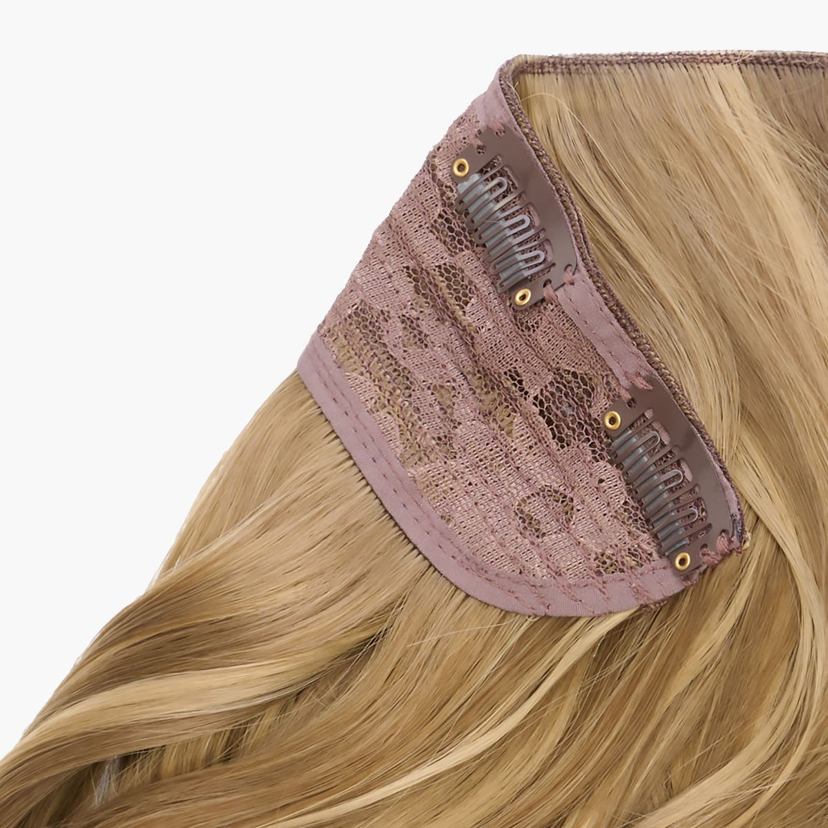 Pansy shade – Stranded One Piece Curly Clip-in Hair Extension