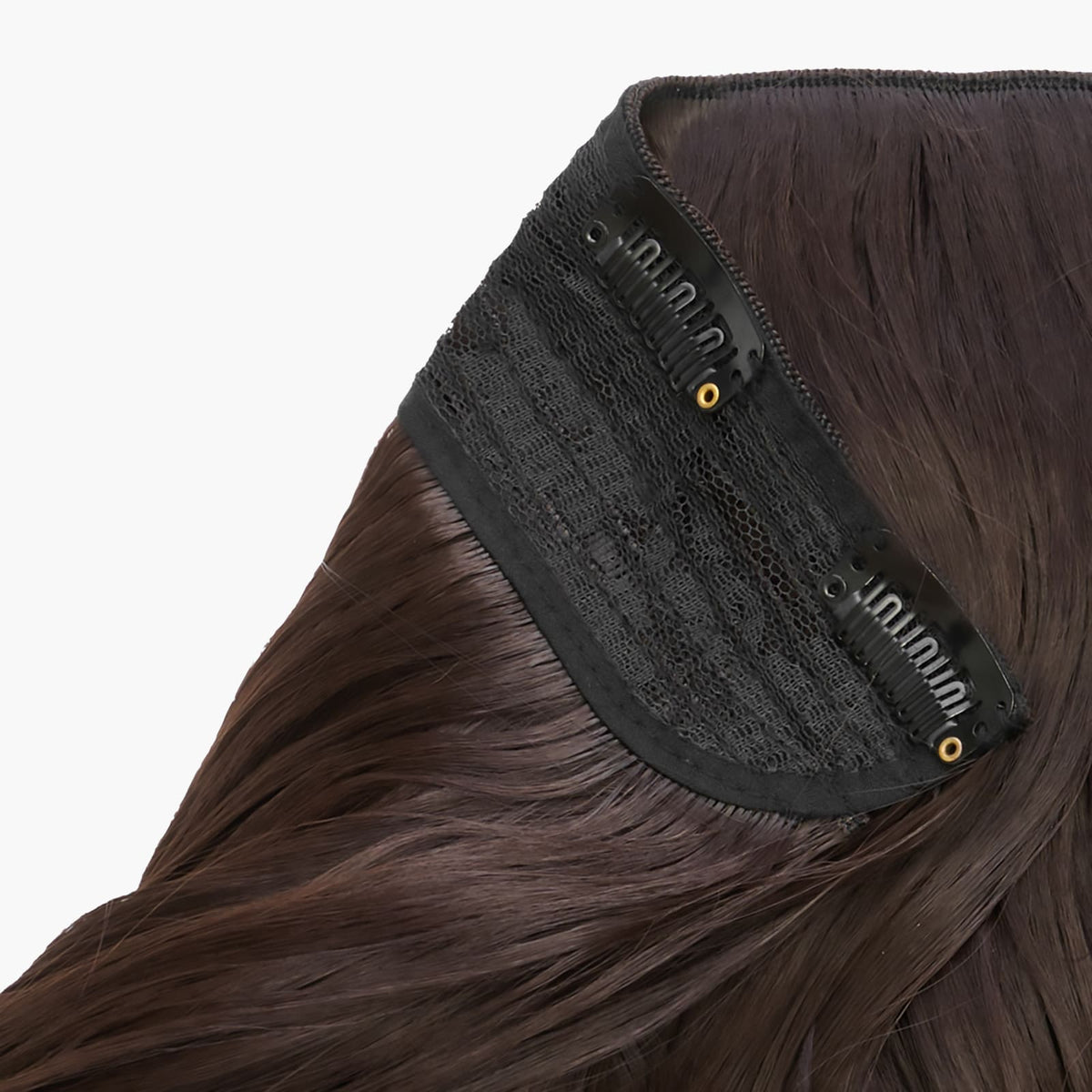 Chocolate Dahlia Stranded 20" Wand Wave Clip-in Extension