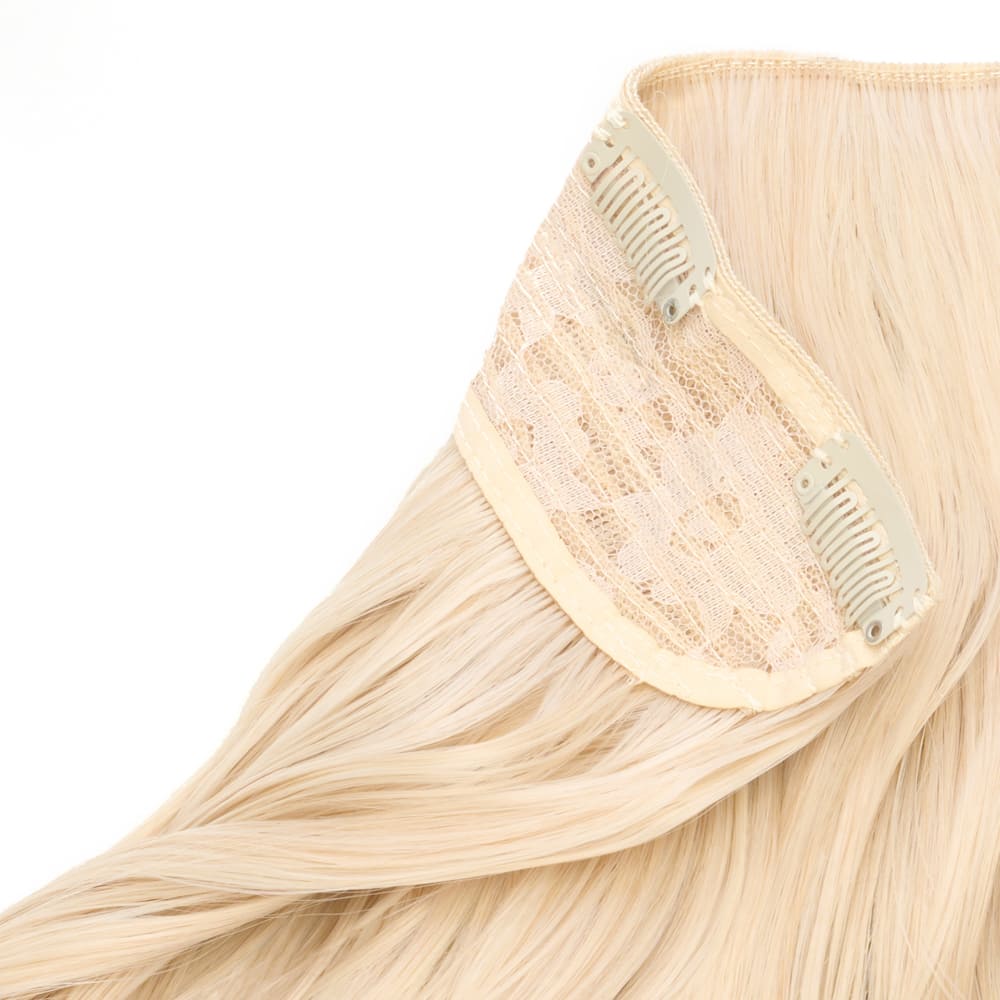 Stranded 20 Inch One Piece Wandwave Detailed Clip-in Section - Colour Swedish Blonde