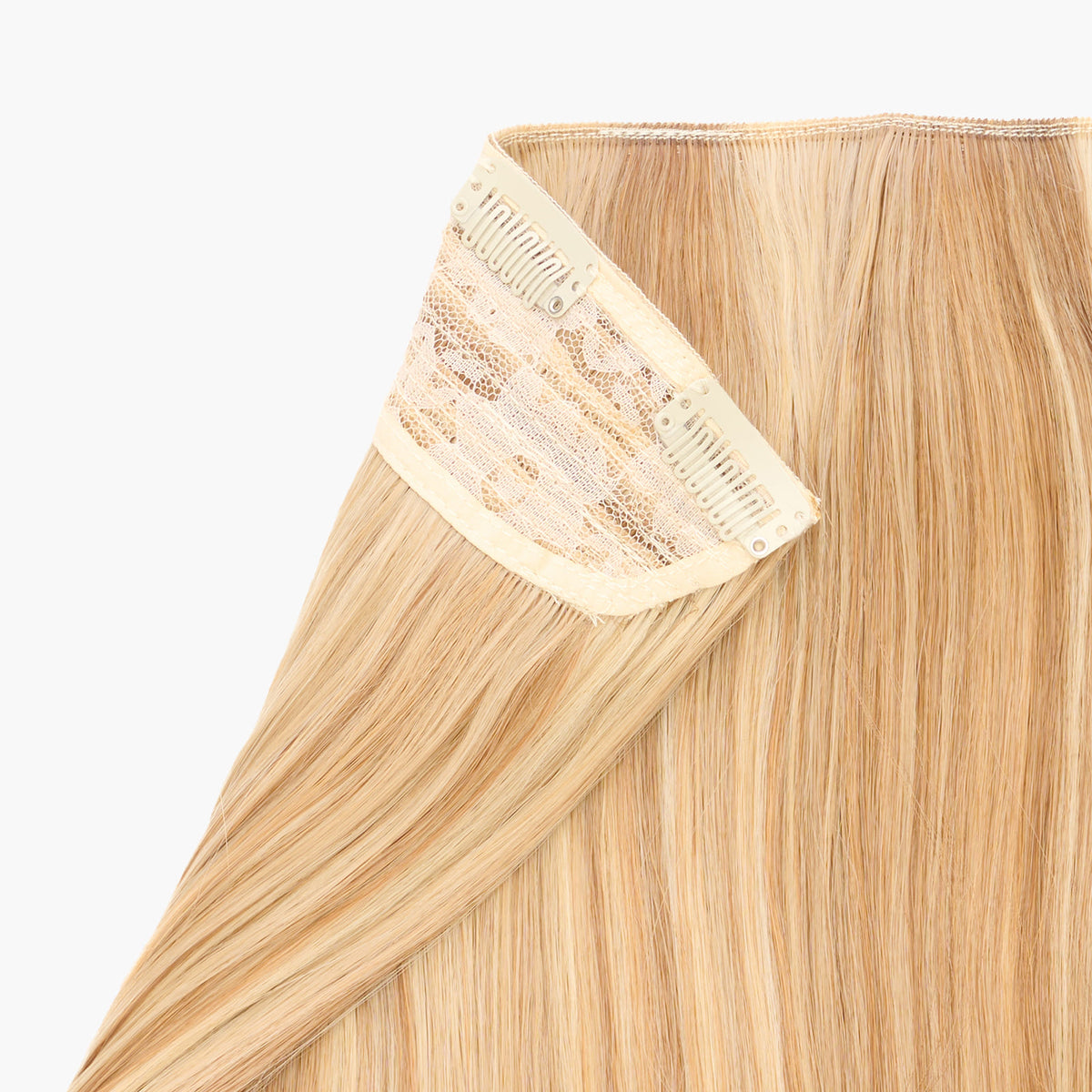 Ballerina Musk shade – Stranded One Piece Straight Clip-in Hair Extension