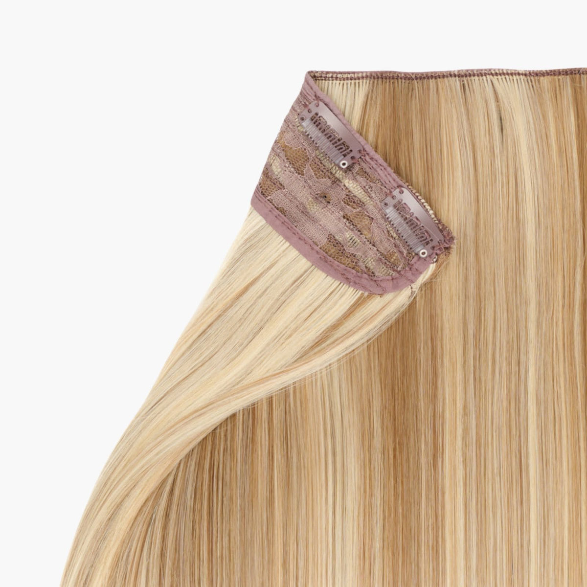 Camelia shade – Stranded One Piece Straight Clip-in Hair Extension