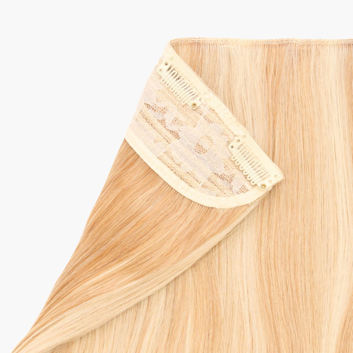 Daffodil Dreams shade – Stranded One Piece Straight Clip-in Hair Extension