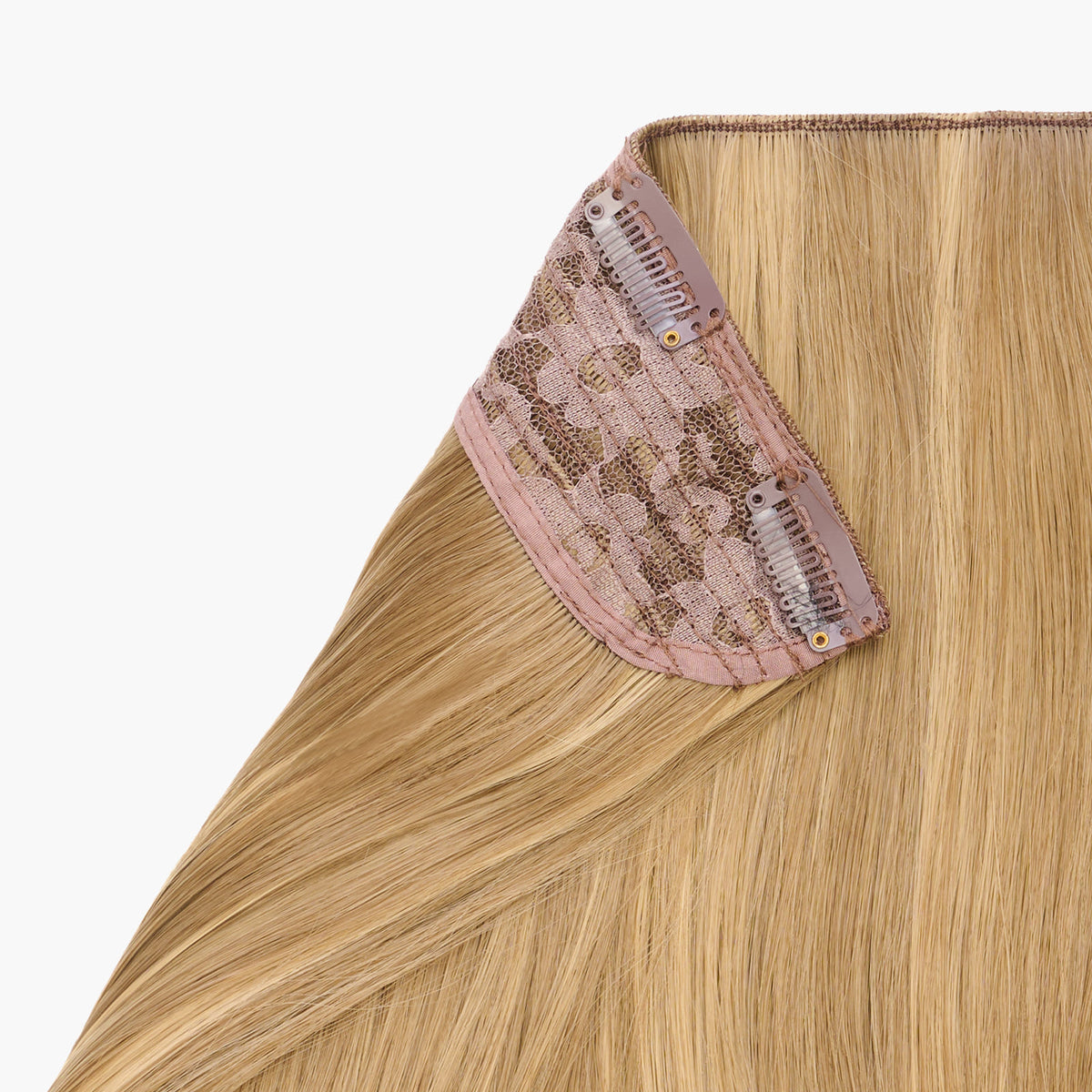 Pansy shade – Stranded One Piece Straight Clip-in Hair Extension