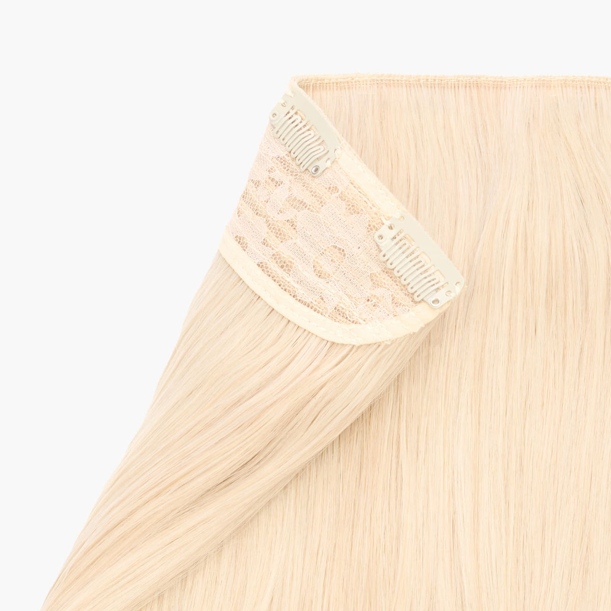 Polar Star shade – Stranded One Piece Straight Clip-in Hair Extension