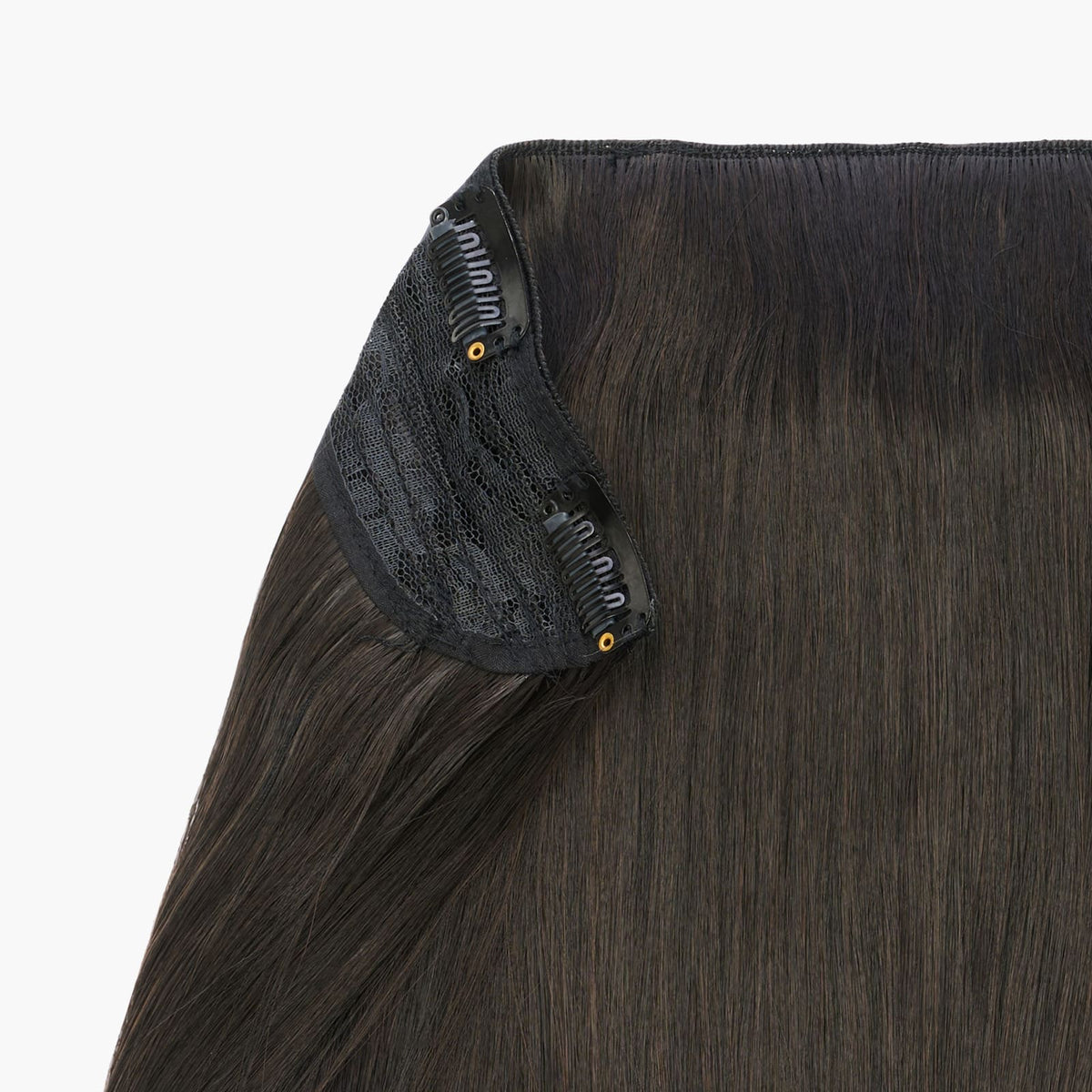 Queen Of The Night shade – Stranded One Piece Straight Clip-in Hair Extension