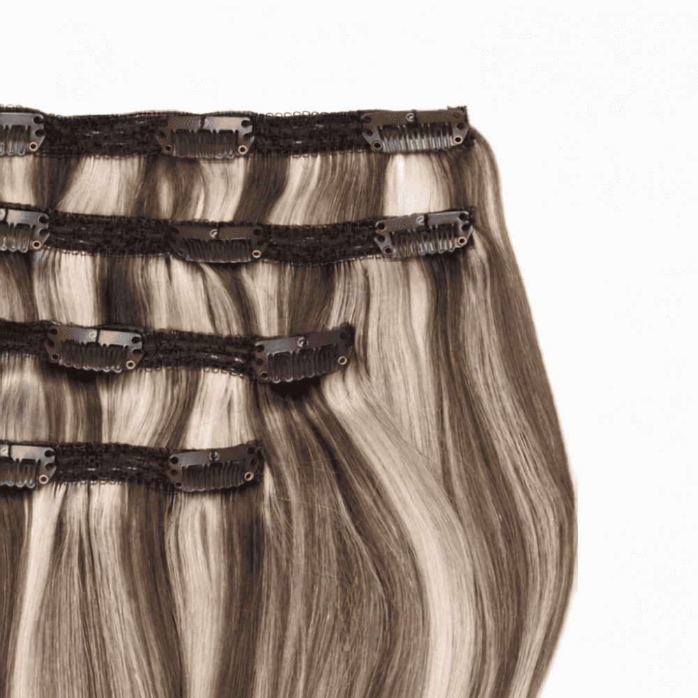 Ash Willow Stranded 16" Lace Clip-in Human Hair Extension