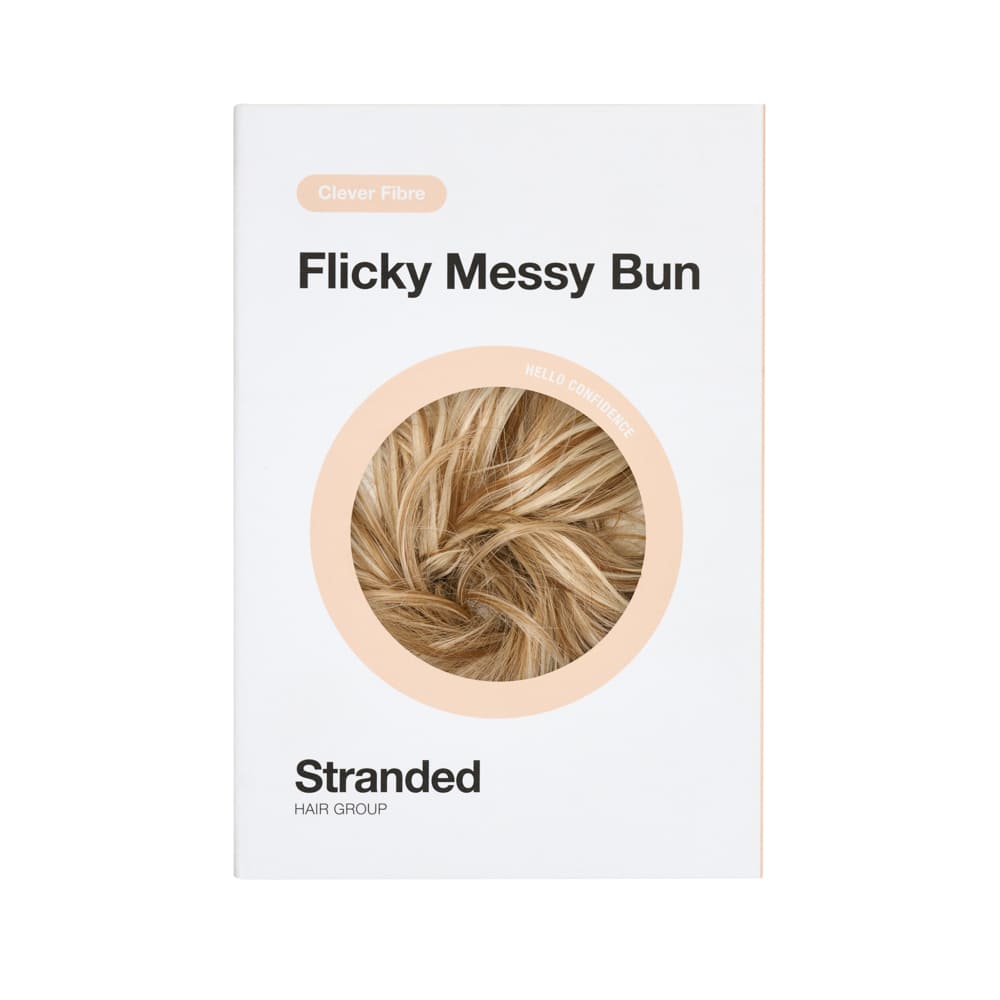 Simple Hair Volume Elasticated Scrunchie in colour Highlighted Blonde