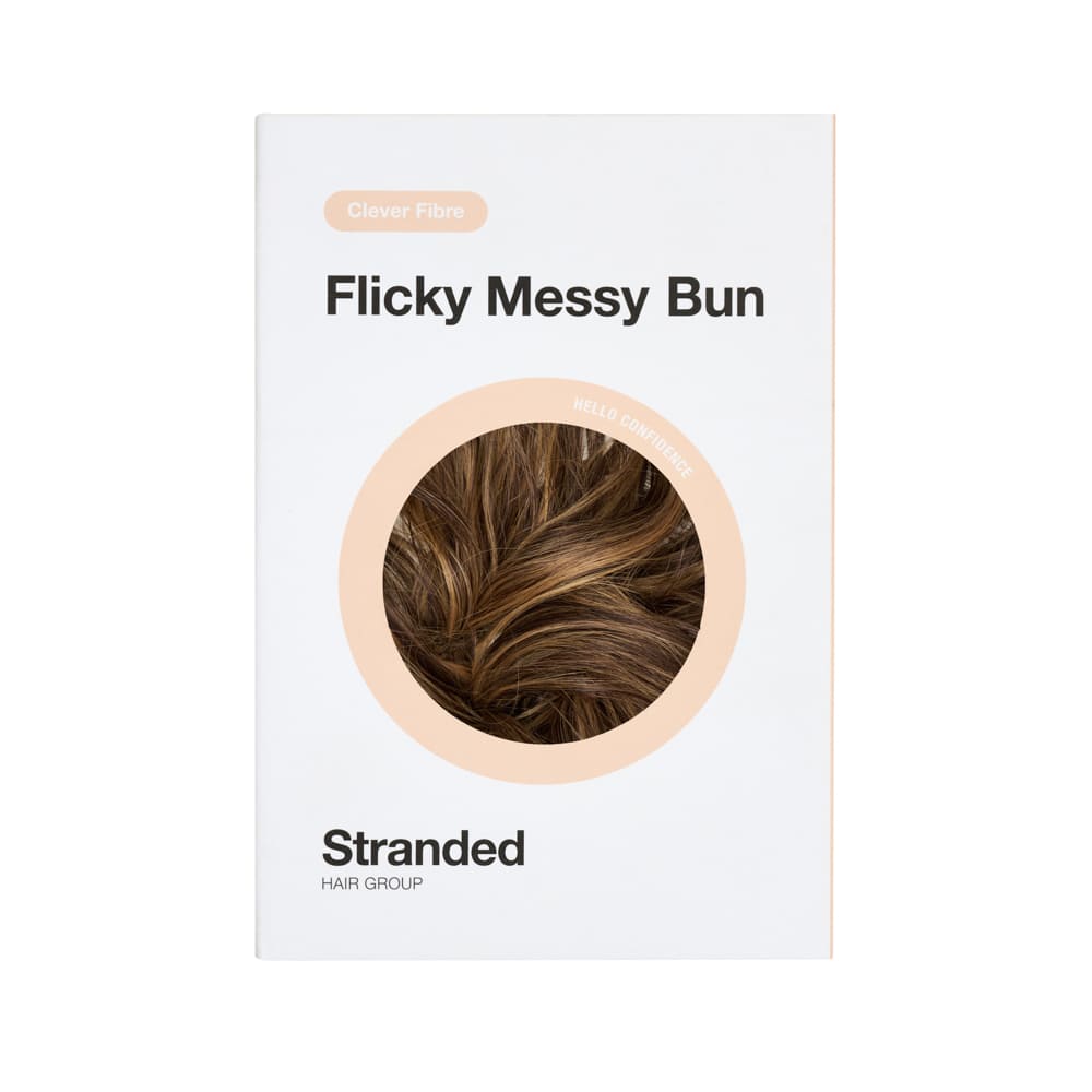 Simple Hair Volume Elasticated Scrunchie in colour Mixed Brown and Blonde